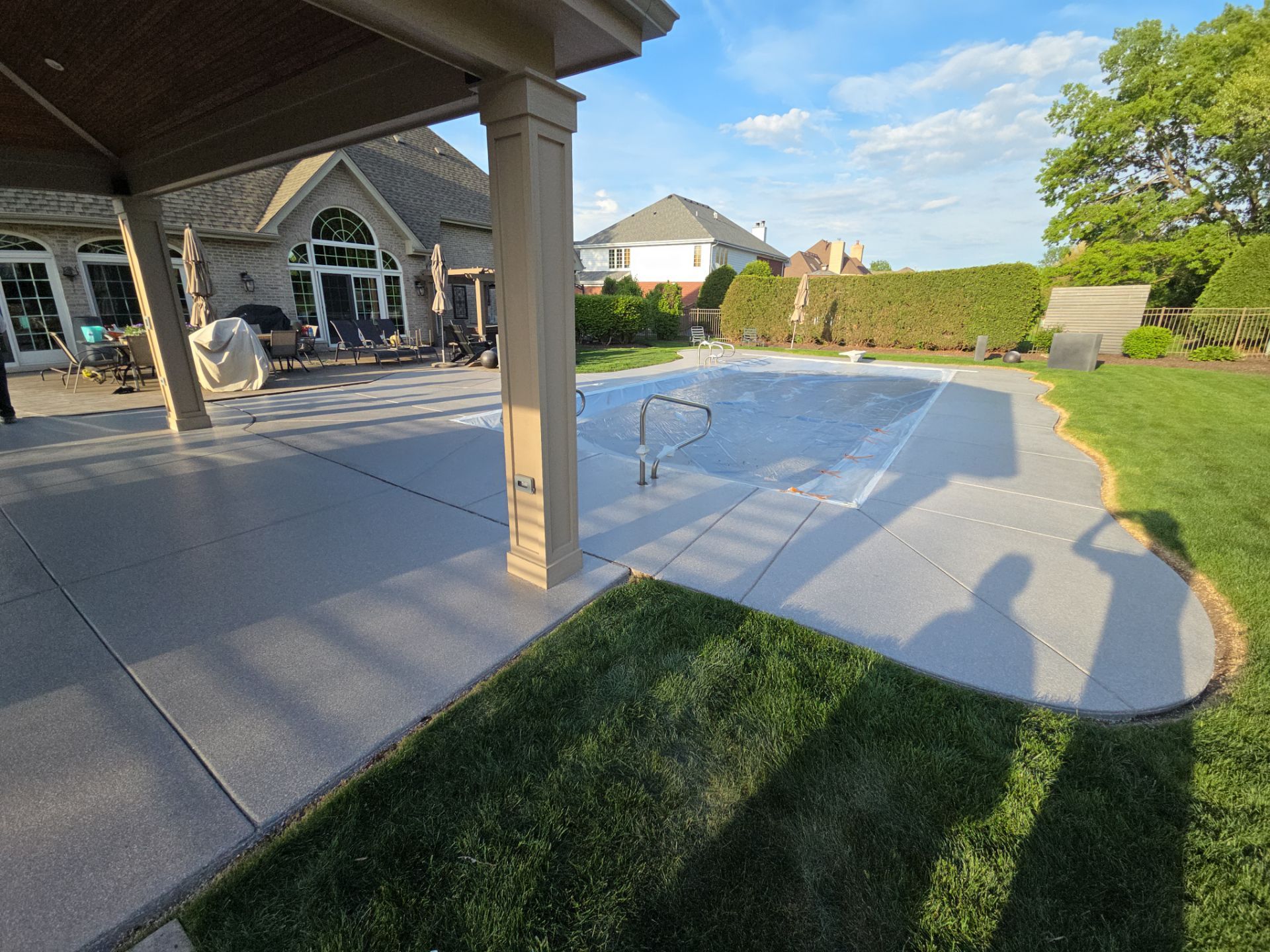 Concrete coating project