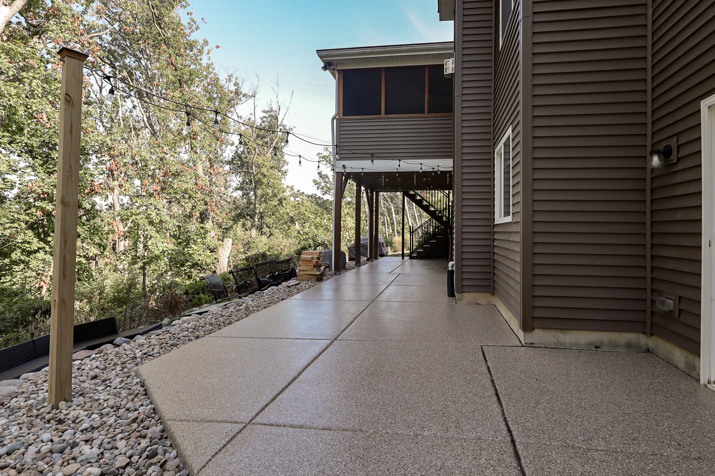 Concrete coating project