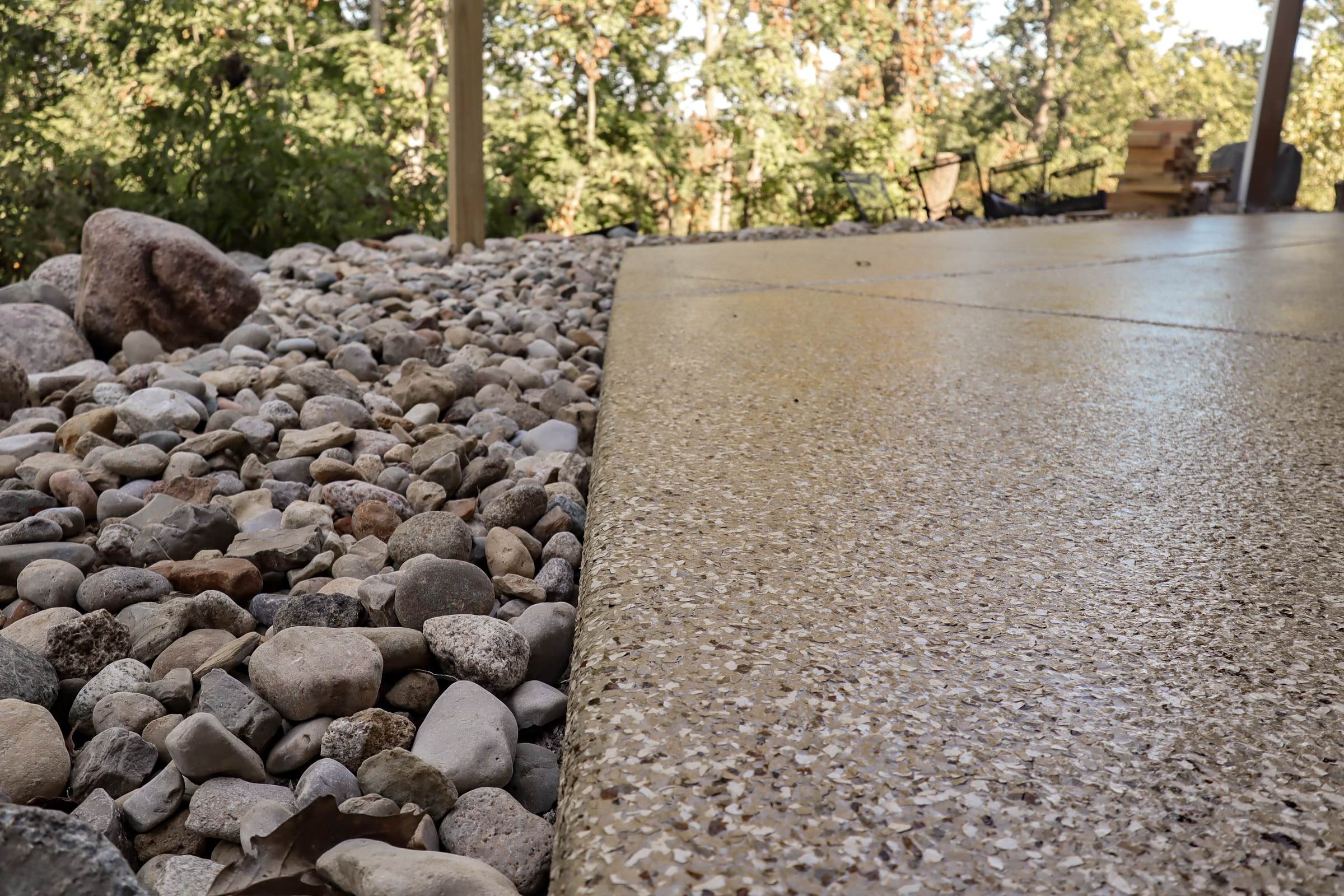 Concrete coating project