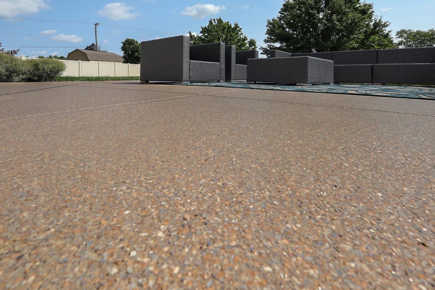Concrete coating project